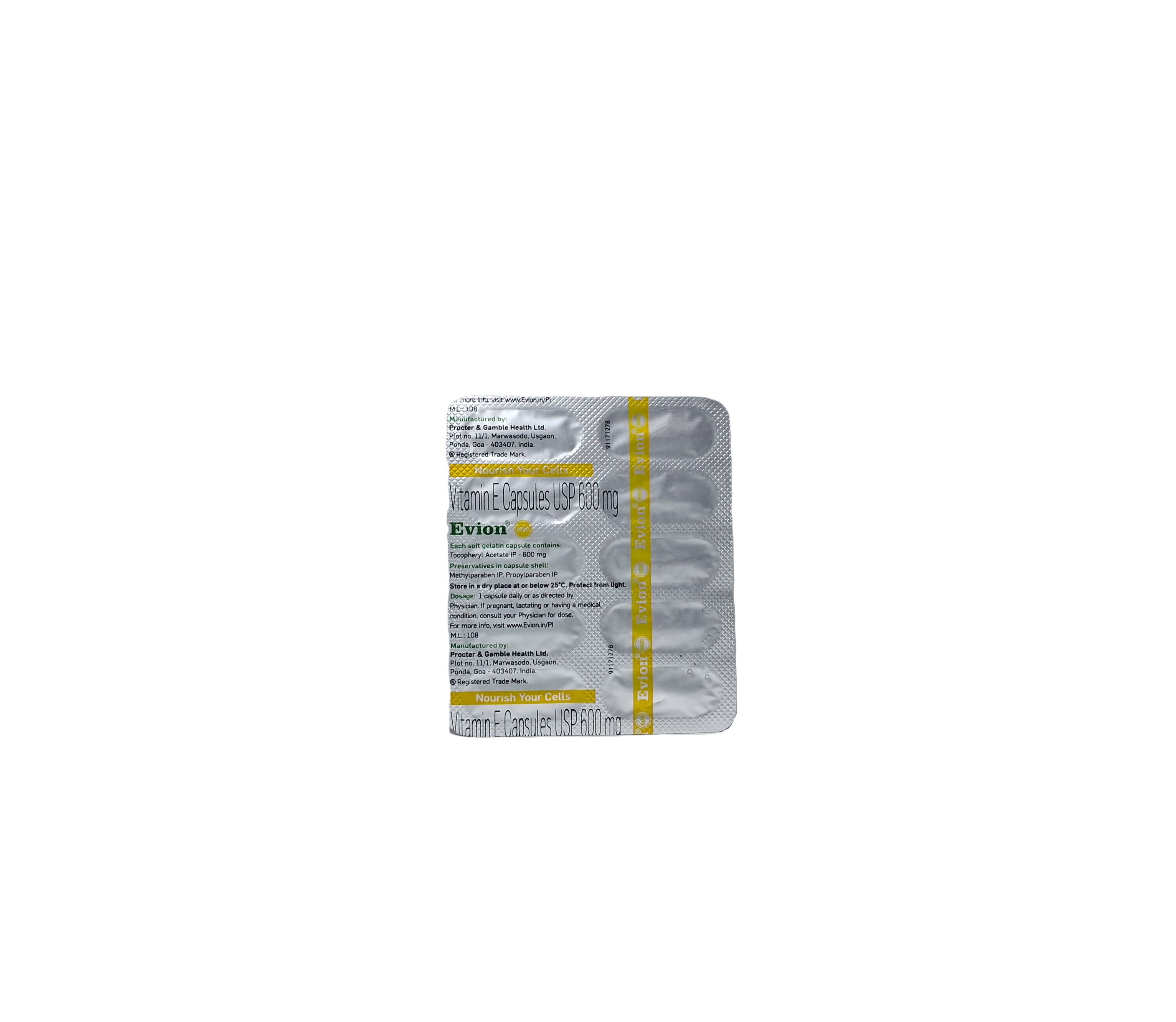 Evion 600mg Capsule